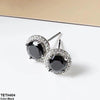 Round Step Ear Tops Pair