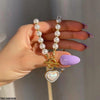 Heart Drop Pearl Necklace