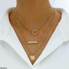 Coin/Round/Stick Drop Necklace