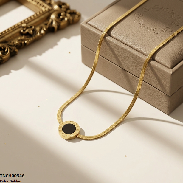 Stainless Steel Round Necklace