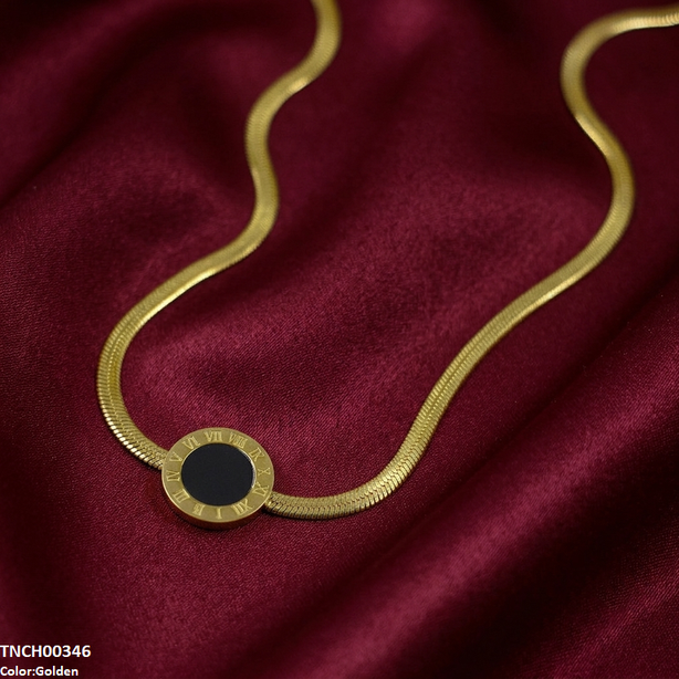 Stainless Steel Round Necklace