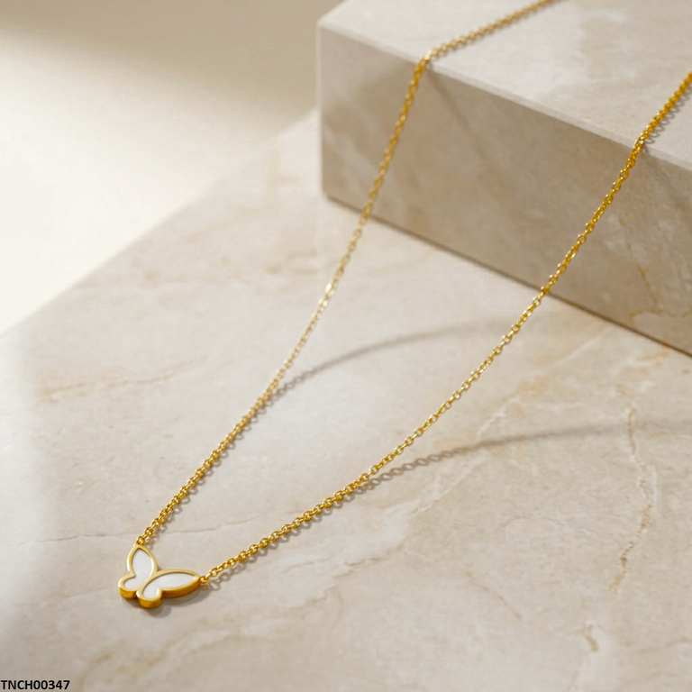 Stainless Steel Butterfly Necklace