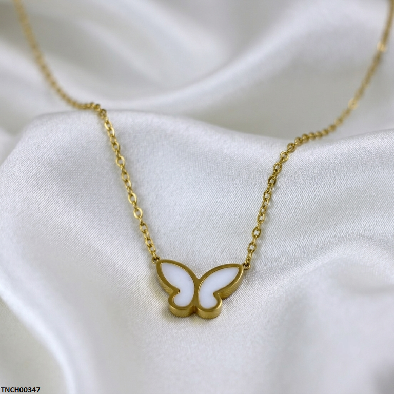 Stainless Steel Butterfly Necklace