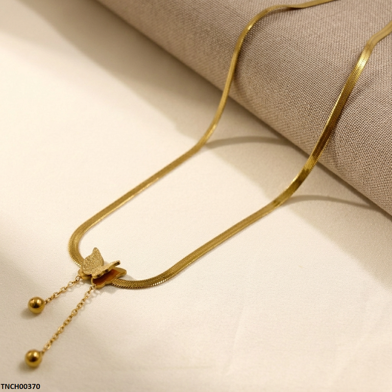 Stainless Steel Butterfly Necklace