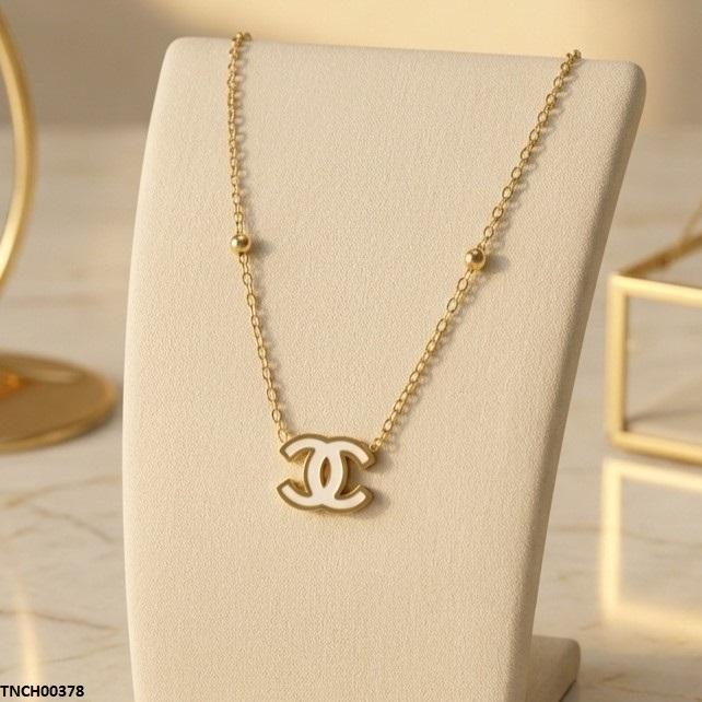 Double C Shap Stainless Steel Necklace