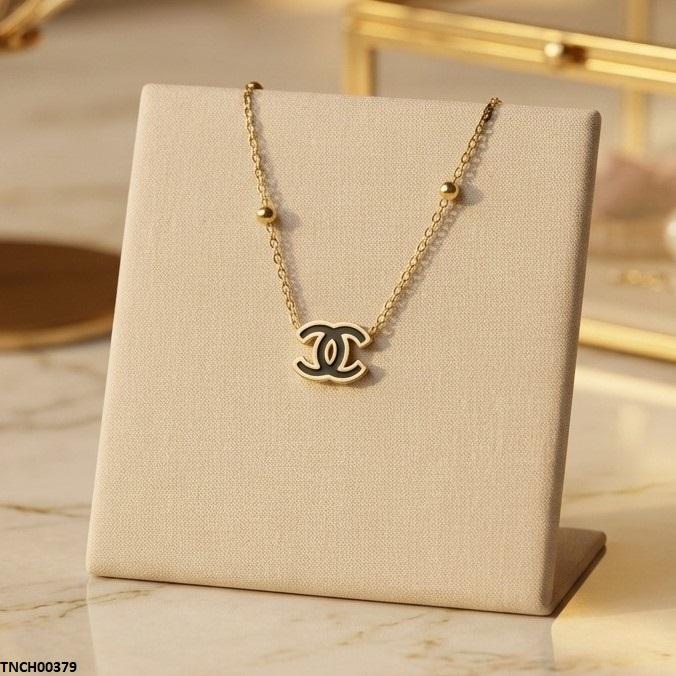 Double C Shap Stainless Steel Necklace