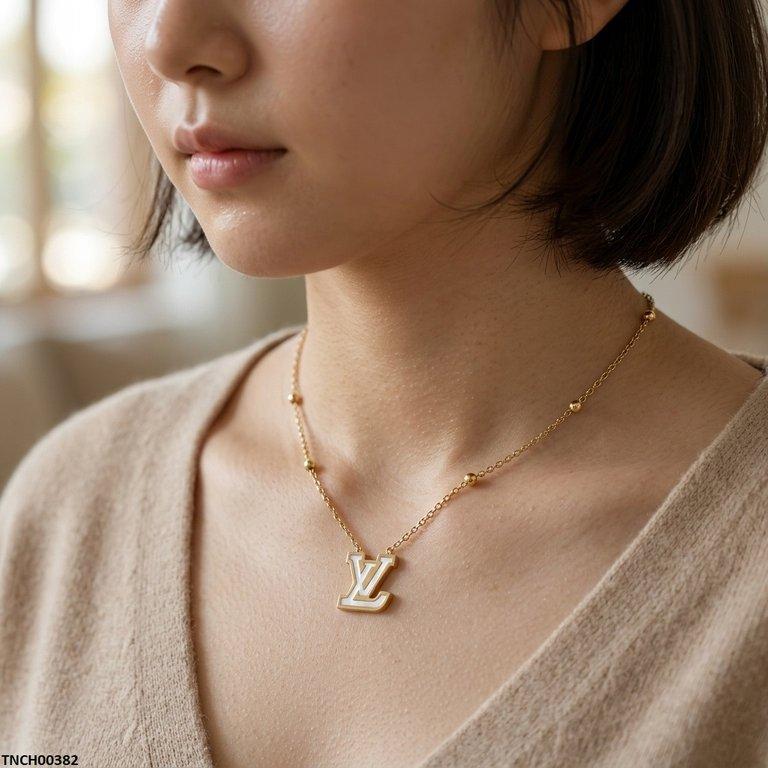 Round Stainless Steel Necklace
