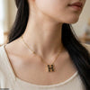 Double H-Shap Stainless Steel Necklace