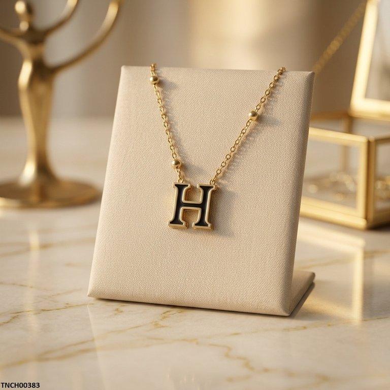 Double H-Shap Stainless Steel Necklace