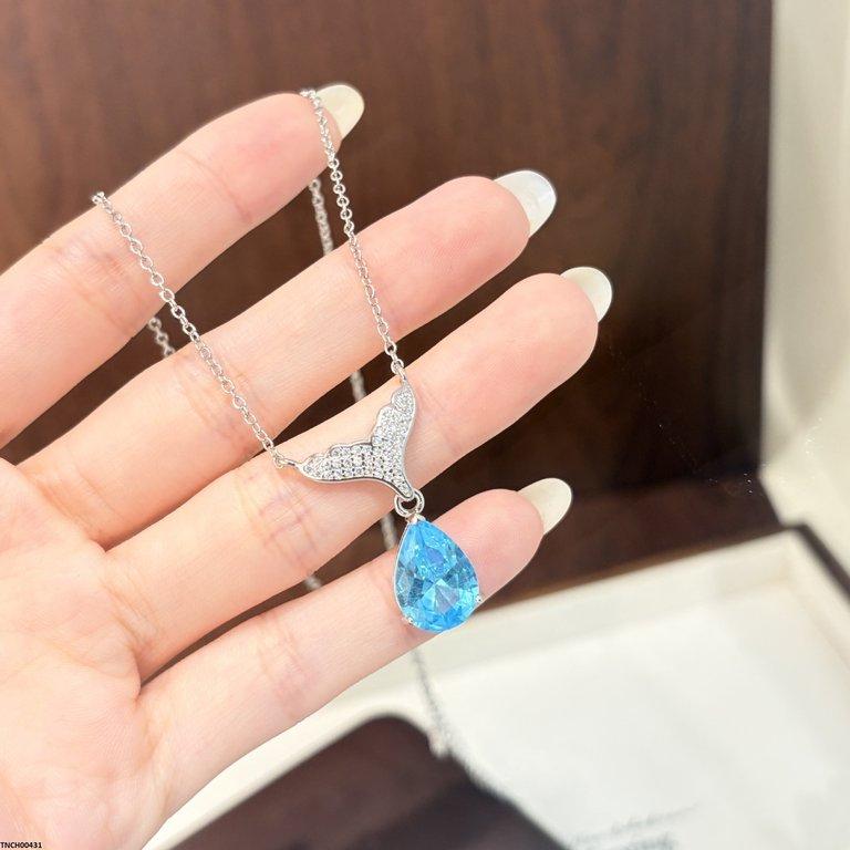Fish Tail/Tear Drop Necklace