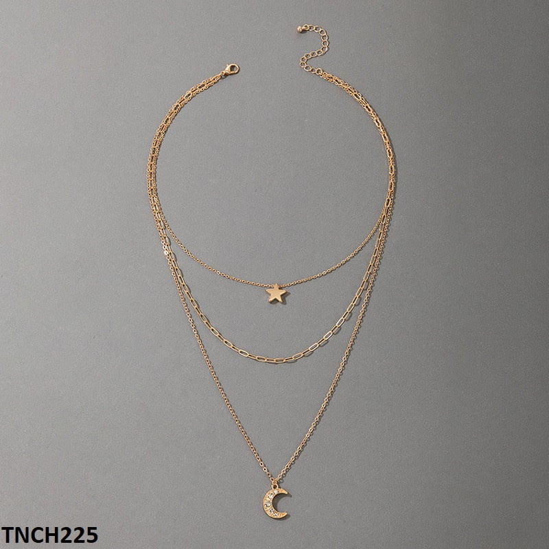 Star/Moon Layered Necklace