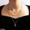Star/Moon Layered Necklace