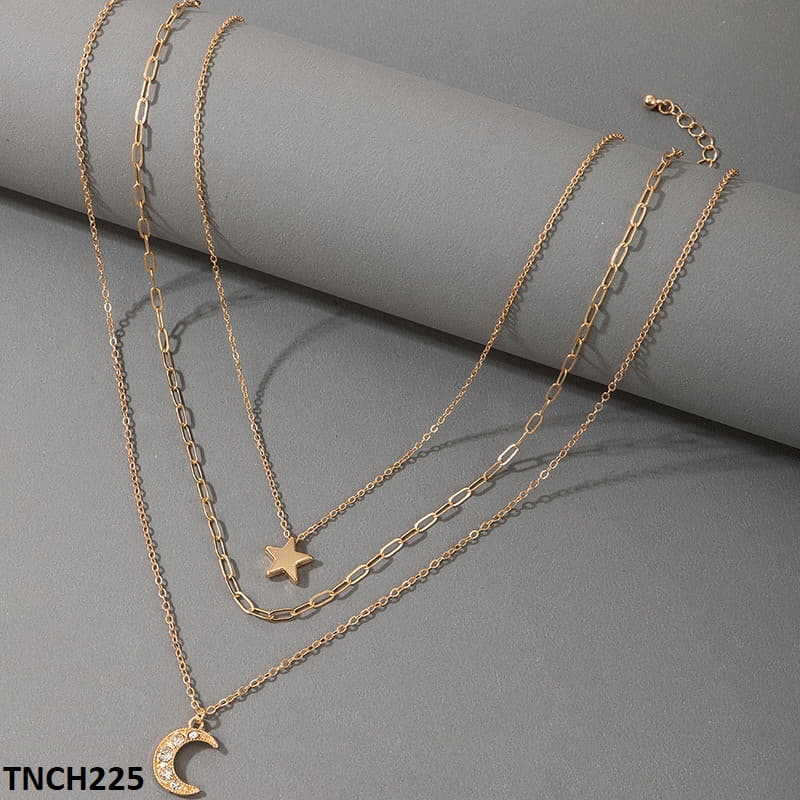Star/Moon Layered Necklace