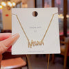 Baguette Layer Necklace