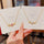 Butterfly/Square Stone Necklace