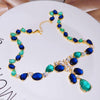 Oval Tear Necklace
