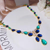 Oval Tear Necklace