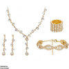 Round Flower Necklace Set