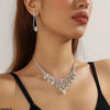 Round Flower Necklace Set