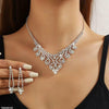 Round Flower Necklace Set