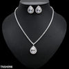 Square Tear Necklace Set