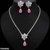 Flower Tear Necklace Set