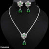 Flower Tear Necklace Set