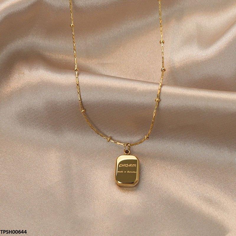 Stainless Steel Rectangle Pendent