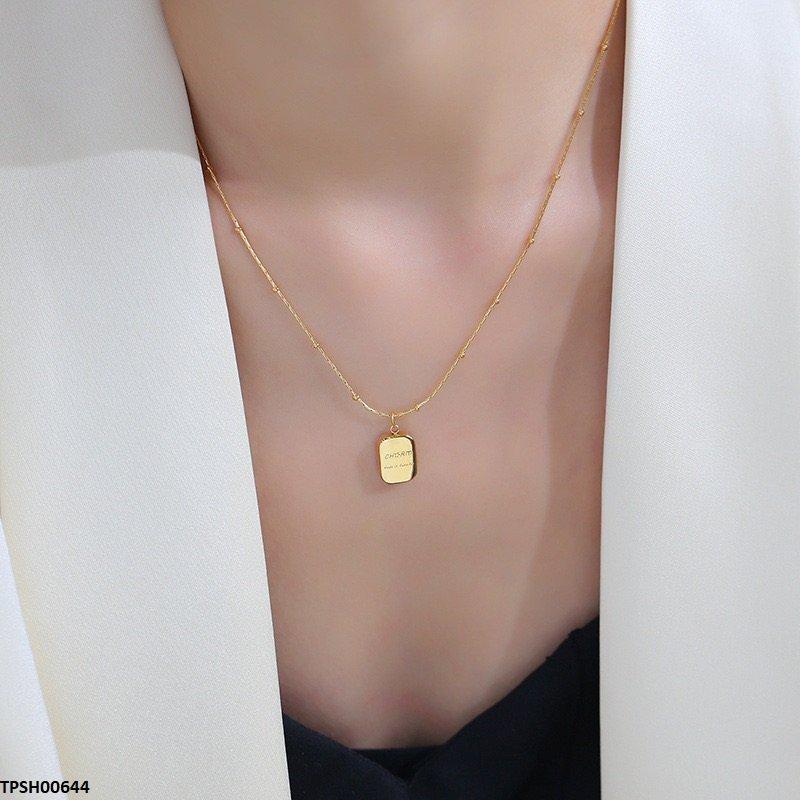 Stainless Steel Rectangle Pendent