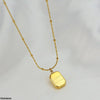 Stainless Steel Rectangle Pendent