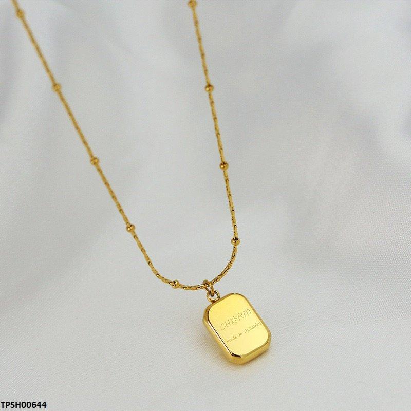 Stainless Steel Rectangle Pendent