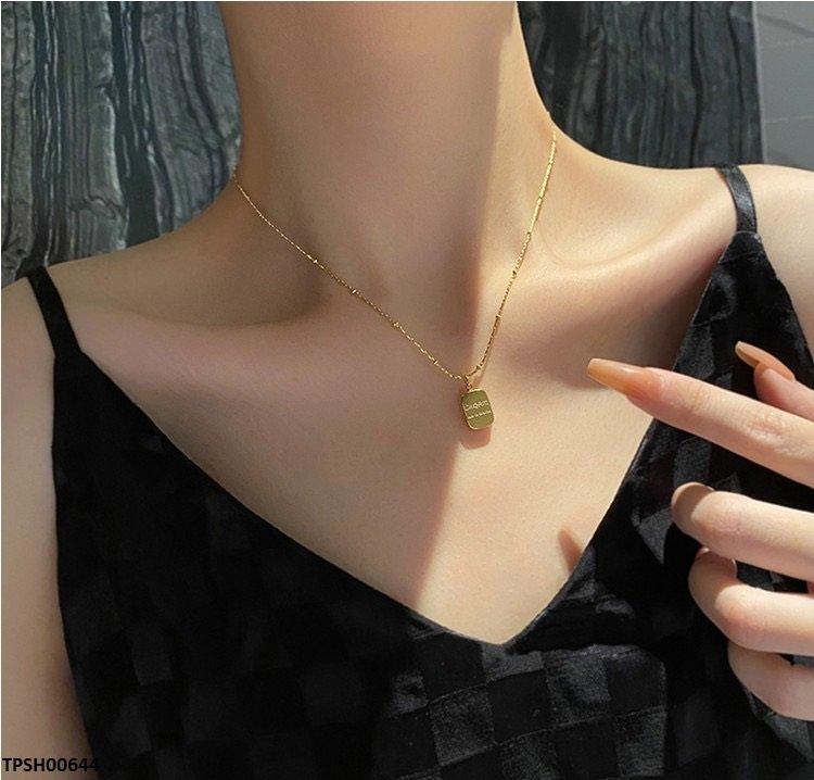 Stainless Steel Rectangle Pendent