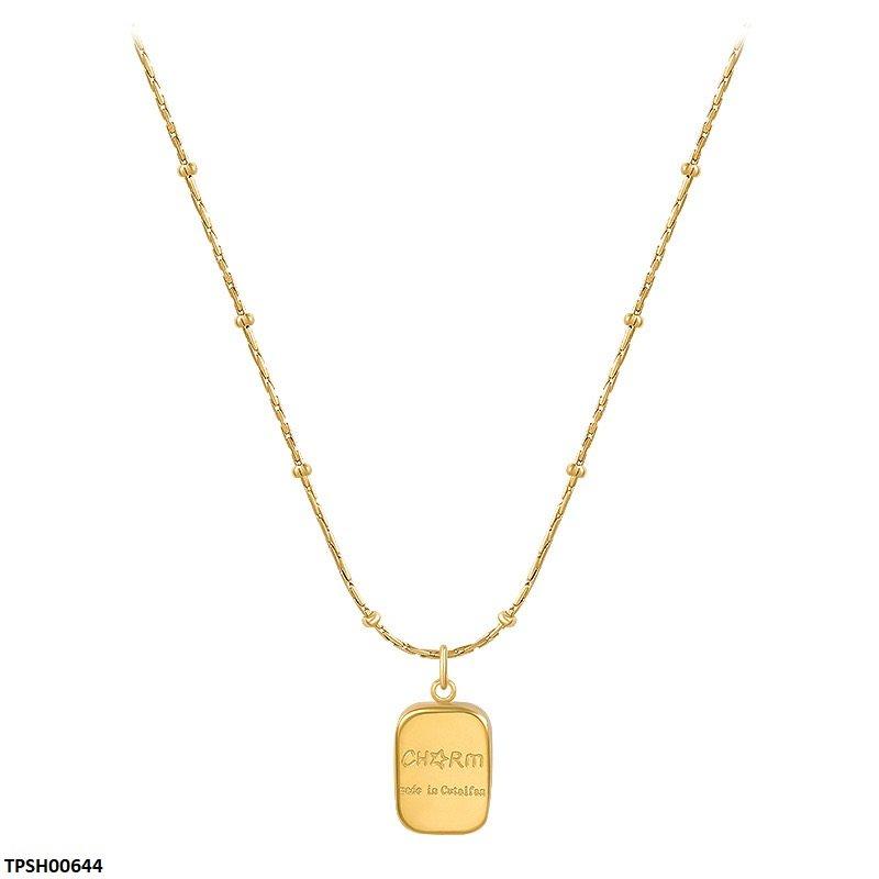 Stainless Steel Rectangle Pendent