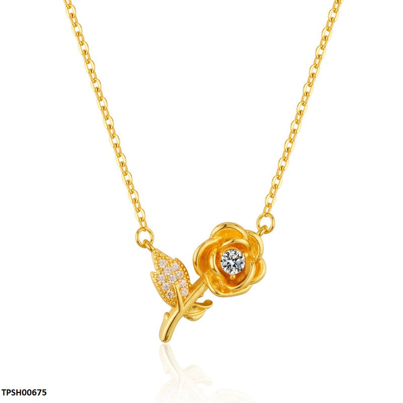 Flower Pendent with Chain