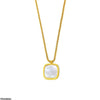 Elegant Square Shell Pendant