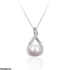 Round Pearl Pendant Set