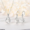 Round Pearl Pendant Set