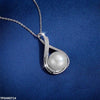 Round Pearl Pendant Set