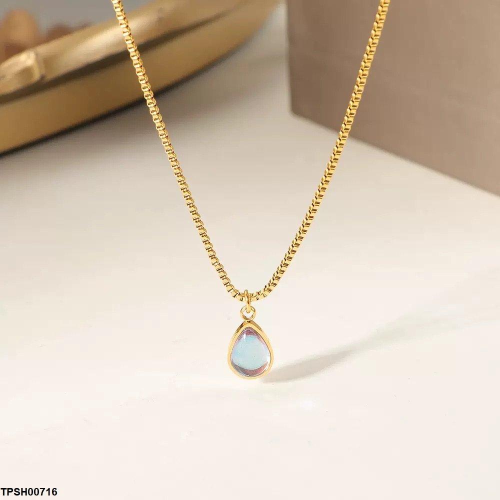 Stainless Steel Tear Drop Pendant