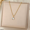 Stainless Steel Tear Drop Pendant