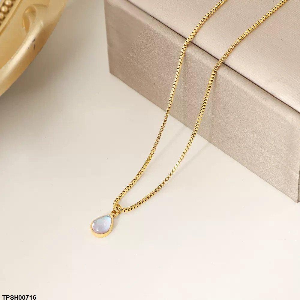 Stainless Steel Tear Drop Pendant