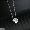 Round Drop Pendant With Chain