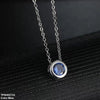 Round Drop Pendant With Chain