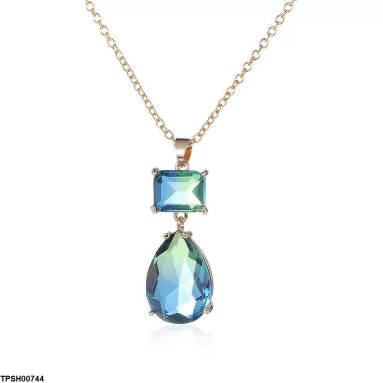 Square/Tear Drop Pendant Set