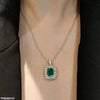 Rectangle/Tear Pendant Set
