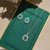 Rectangle/Tear Pendant Set