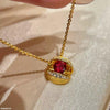 Shell Shape Zircon Pendant