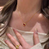 Shell Shape Zircon Pendant