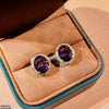 Oval Zircon Pendant Set