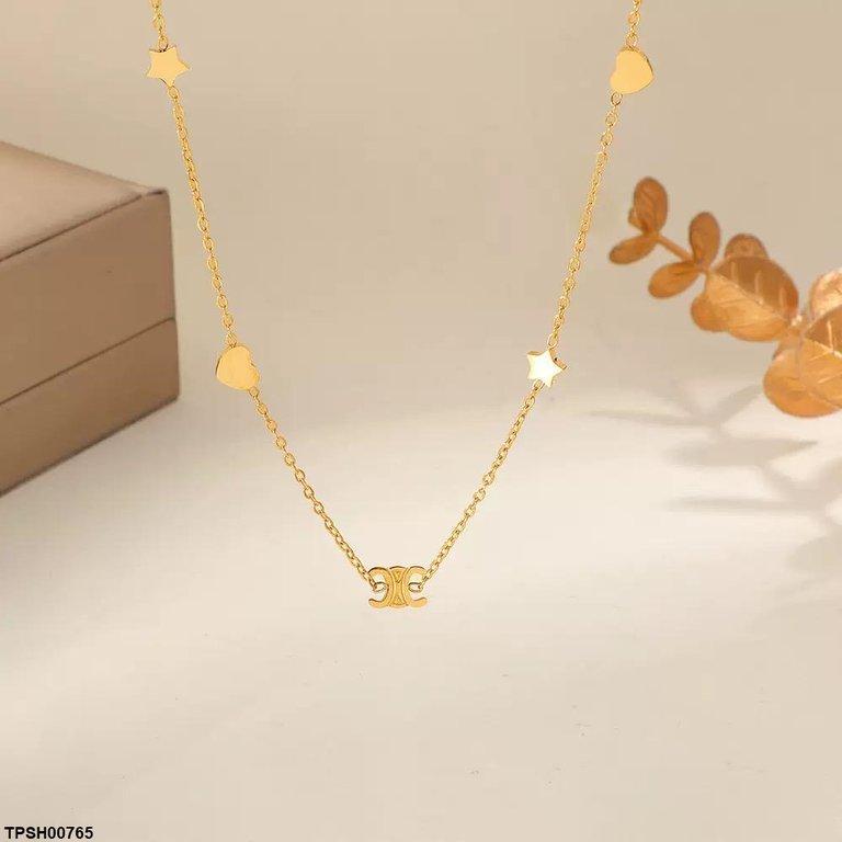 Stainless Steel Heart/H Pendent